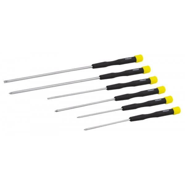 6 Piece Long Reach Screwdriver Set
