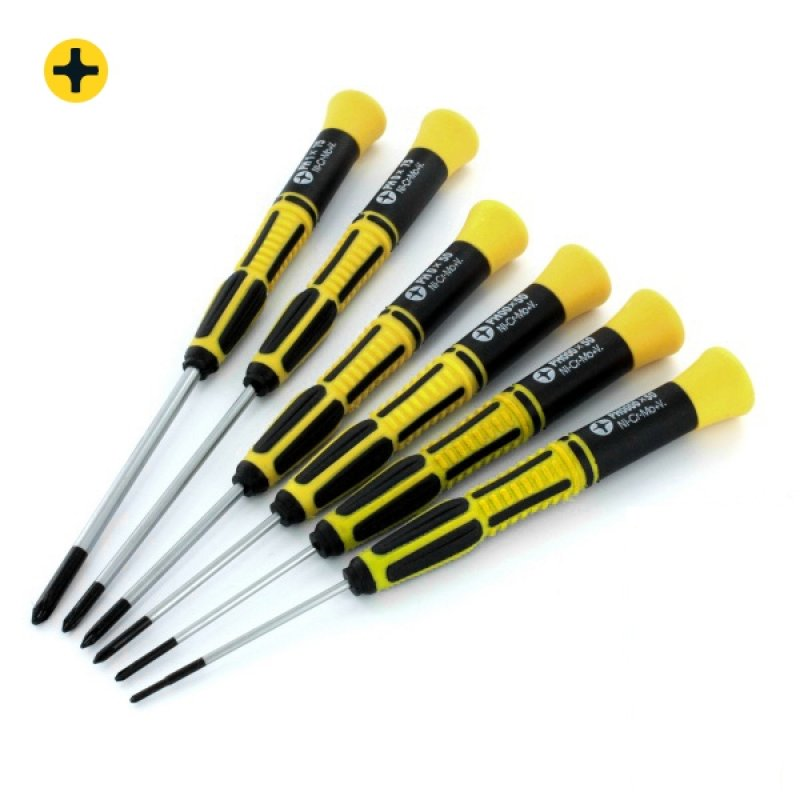 6 Piece Precsion Screwdriver Set Cross