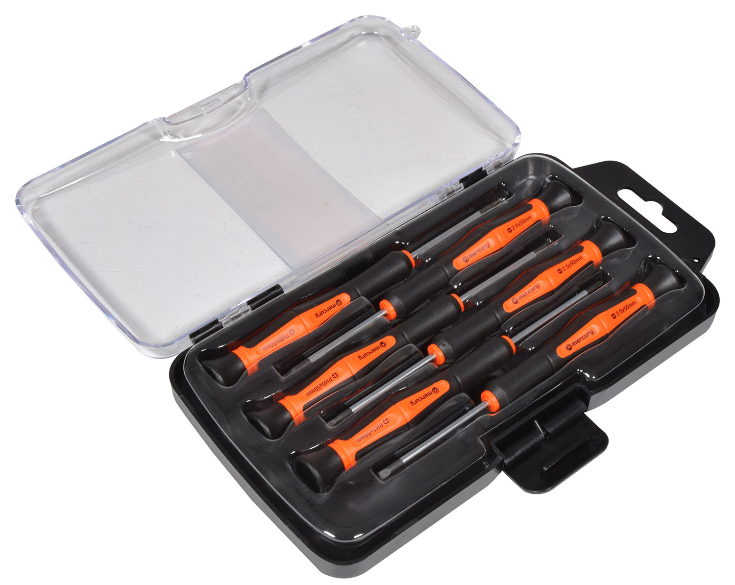 Mercury Precision Screwdriver Set Phillips/Plain Slot - Image 2