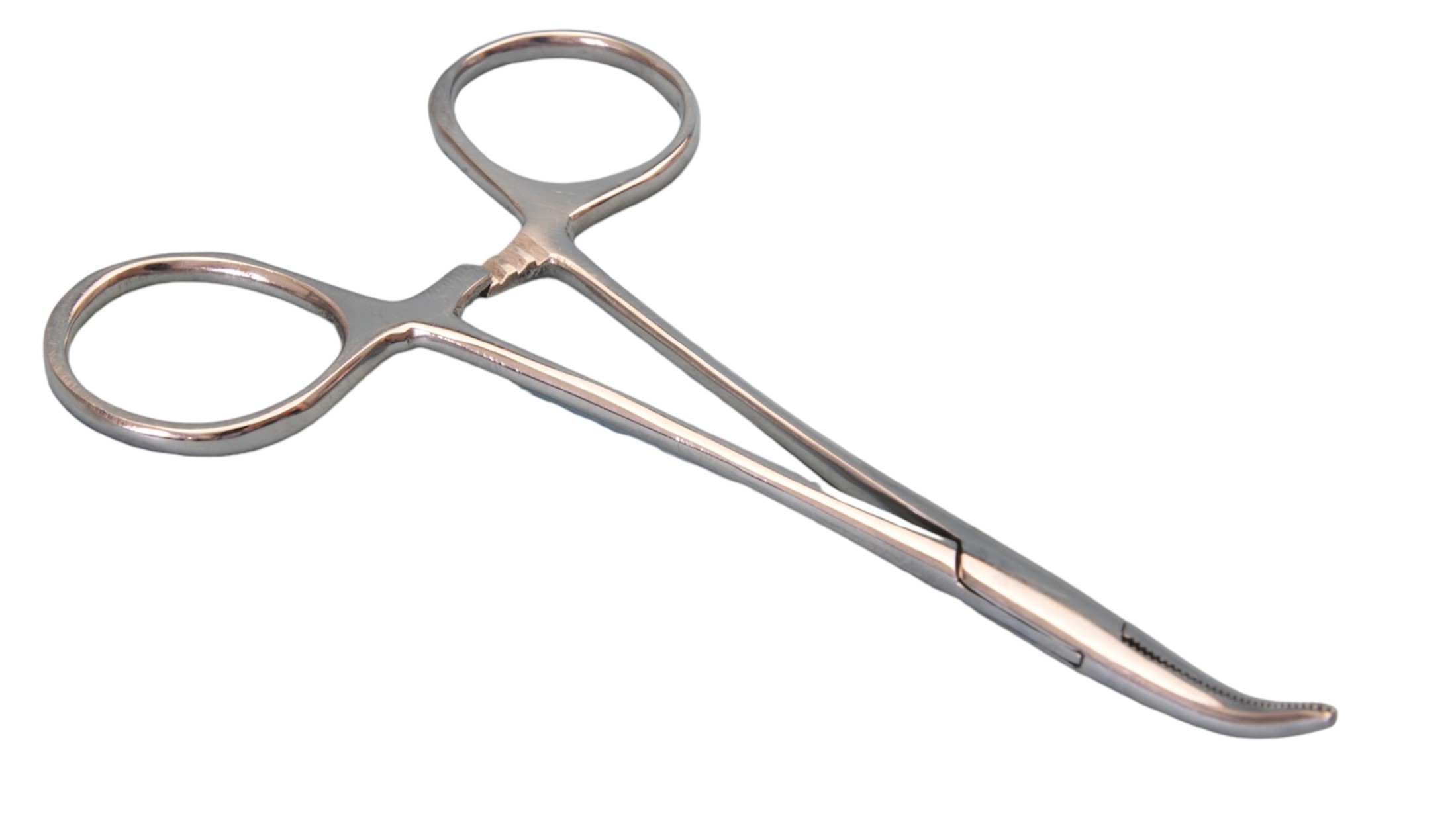 Locking Forceps Curved 6"