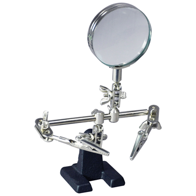 Helping Hands + 60mm Glass Magnifer