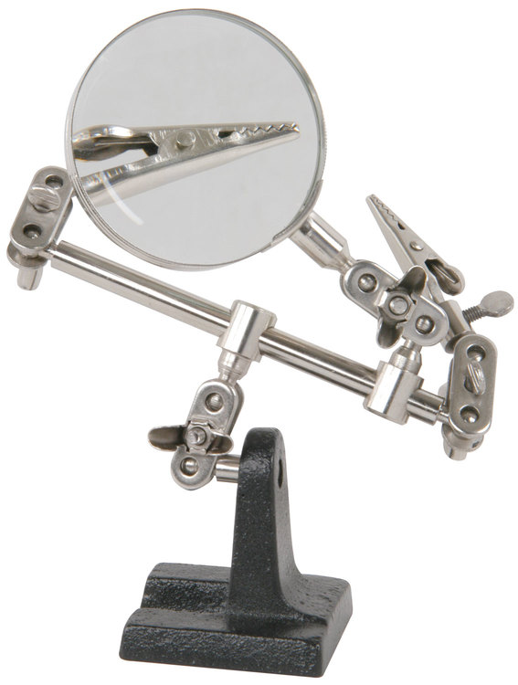 Helping Hands + 60mm Glass Magnifer - Image 2