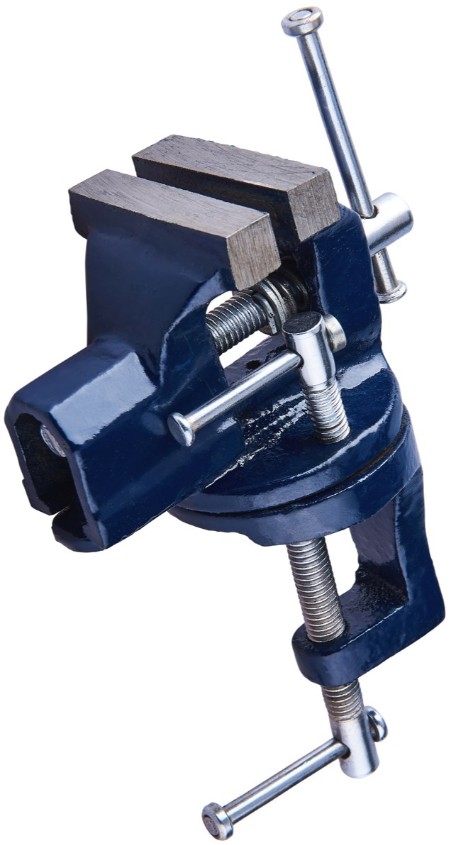 Baby Clamp-on Swivel Bench Vice 50mm