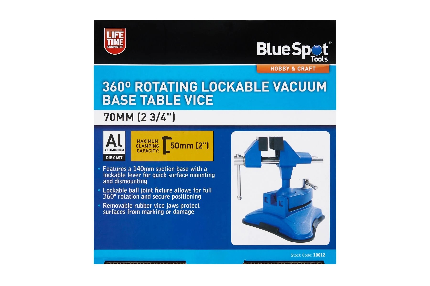Vacuum Swivel Vice 70mm - Image 2
