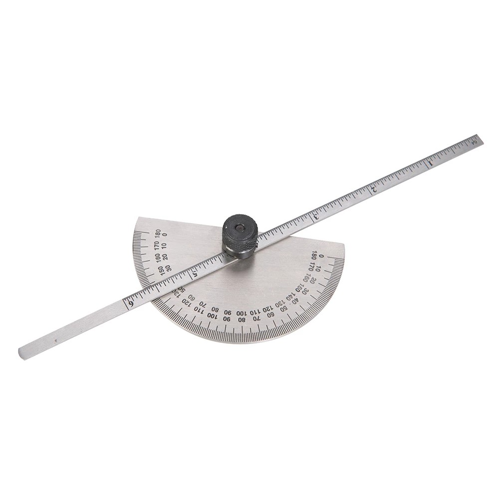 Stainless Steel Depth Gauge Protractor