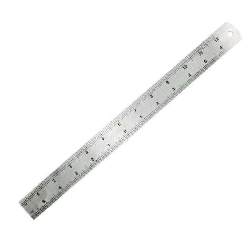 S/Steel Rule 1/12th-1/24th Scales