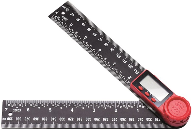 DK Digital Angle Finder with Ruler 200mm/8"