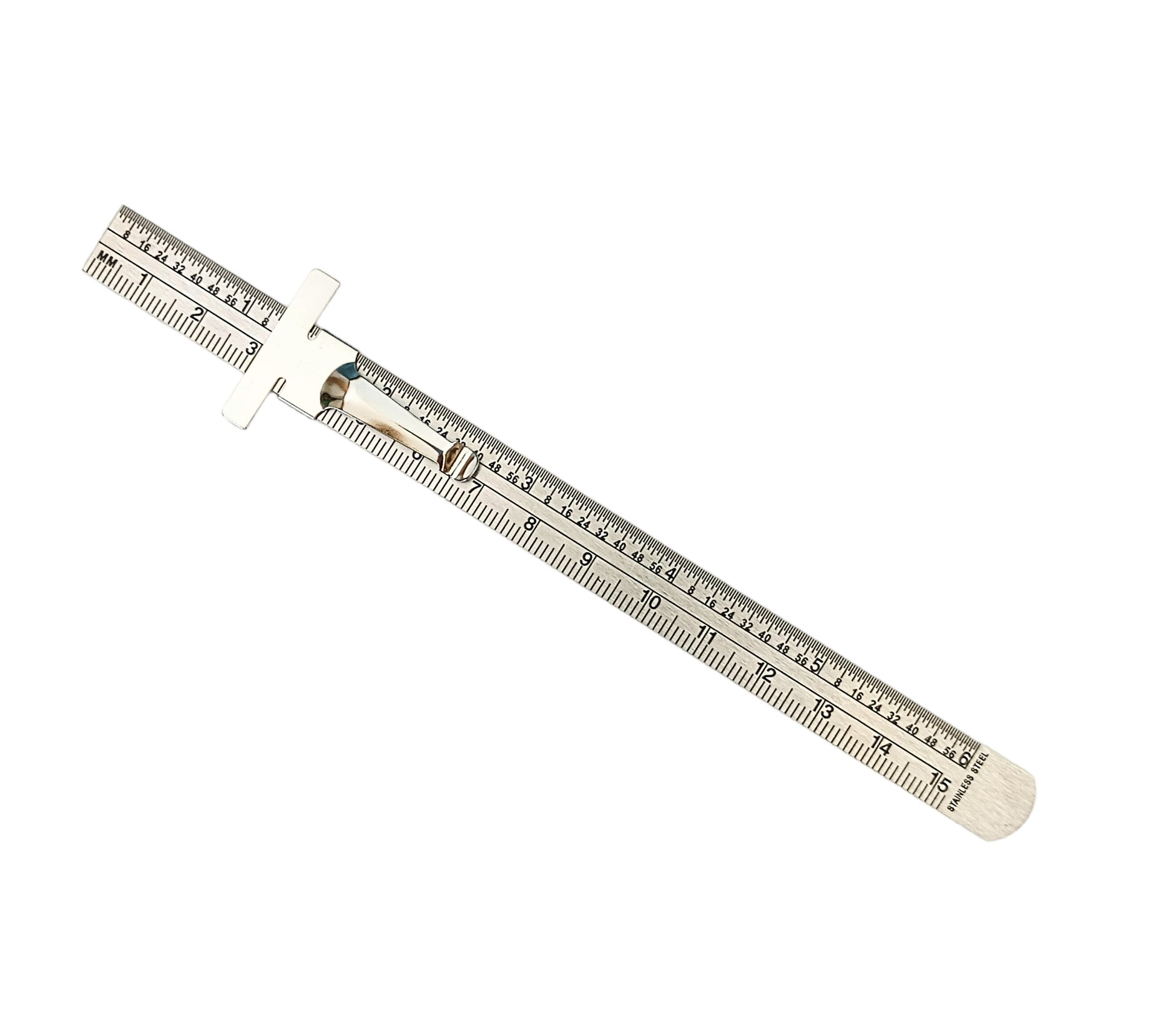 Pocket Rule with Clip/Depth Gauge