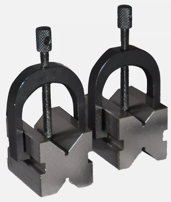 Machinist V-Block & Clamp 1" Set of 2