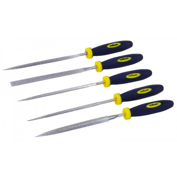 5 Piece Diamond Needle File Set 140mm