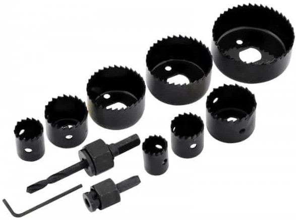 12 Piece Hole Saw Set