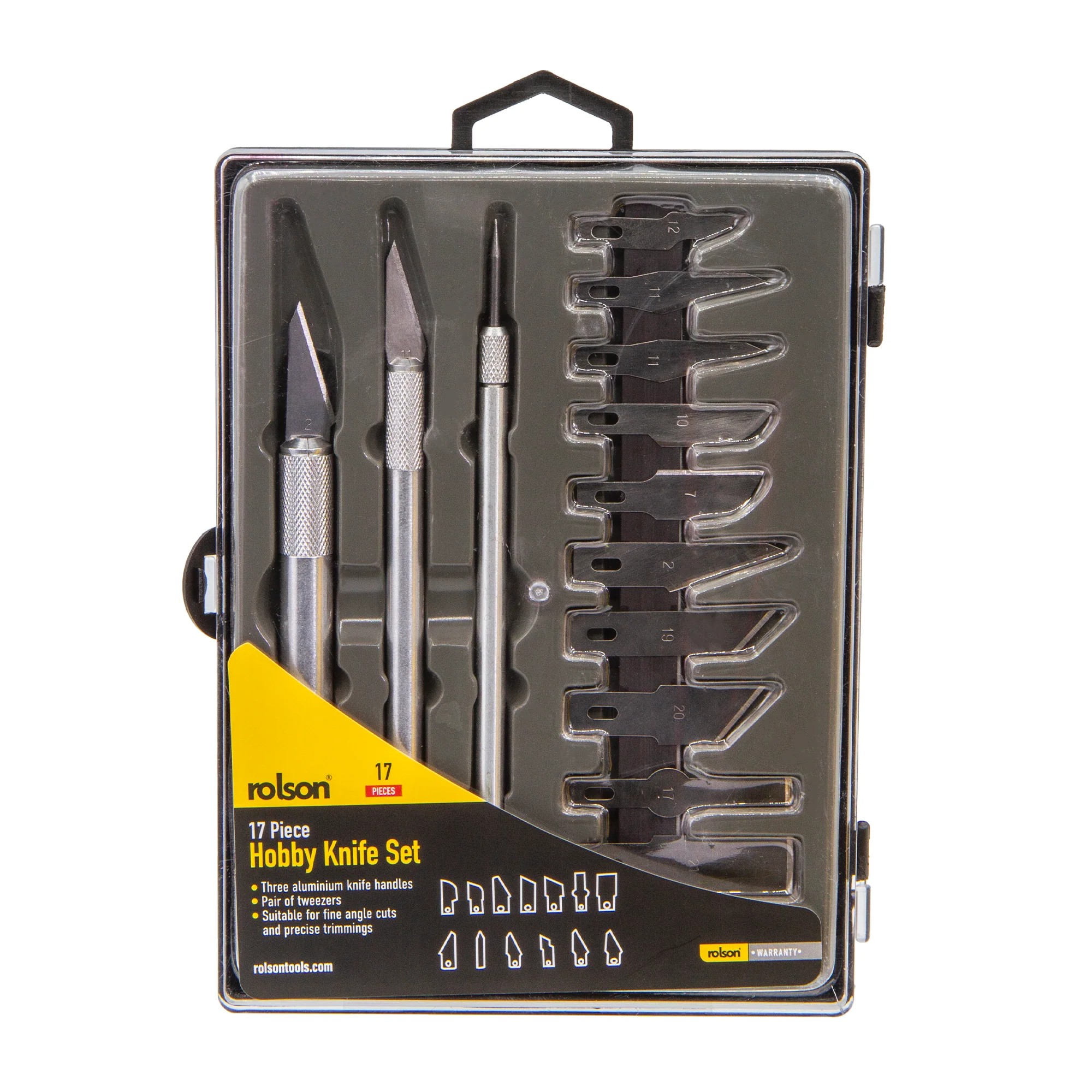 Rolson Hobby Knife Set 17 Piece - Image 2