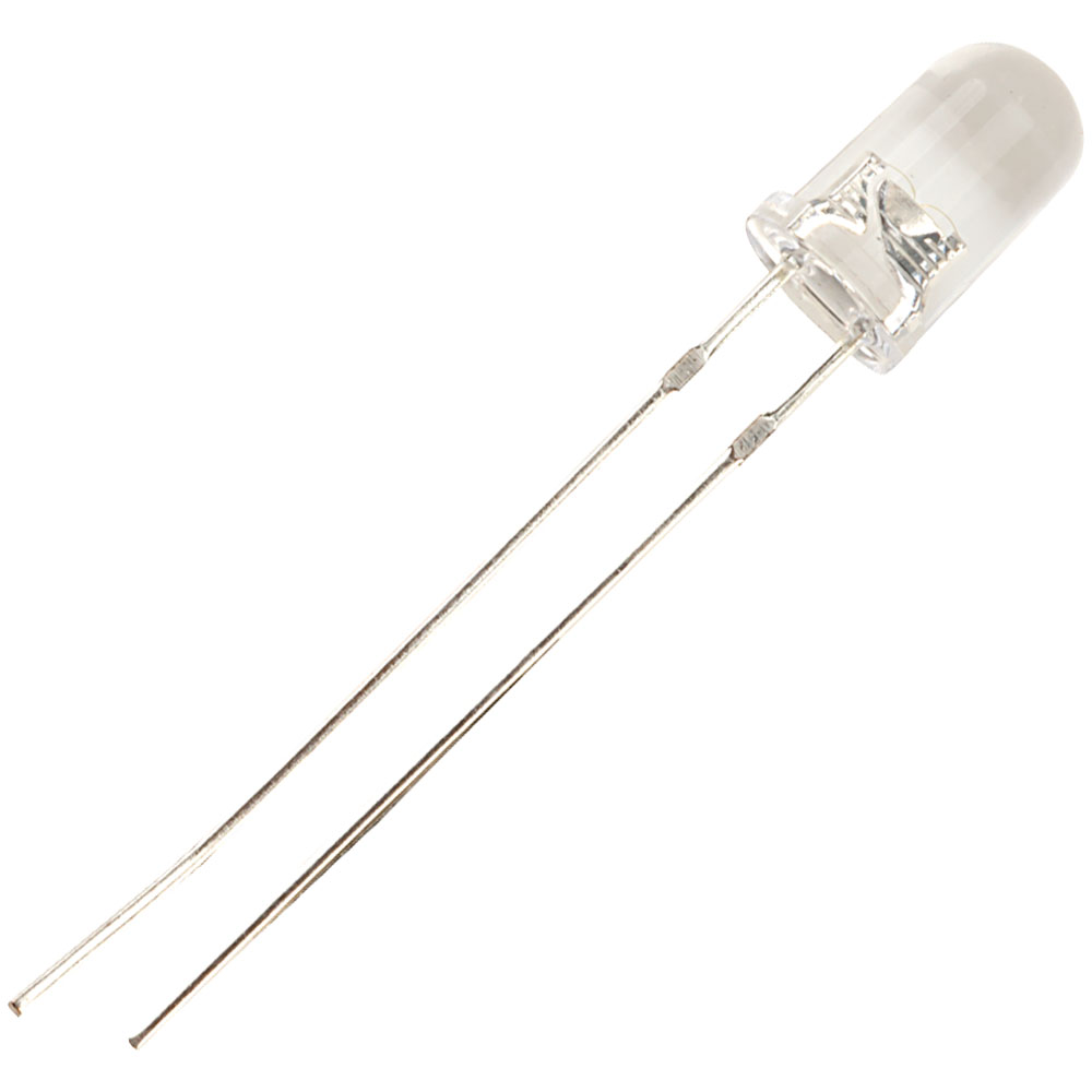 TruOpto 5mm White LED 1200 3.4Vdc