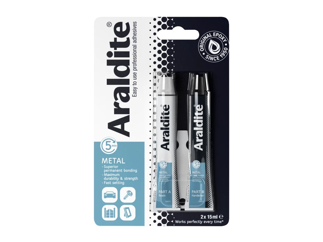 Araldite 5 Min Steel 2 x 15ml - Image 2