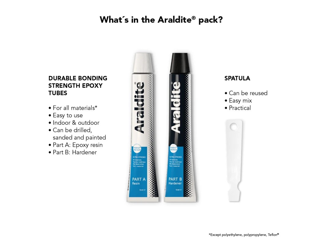Araldite Standard Tube 2x15ml - Image 4