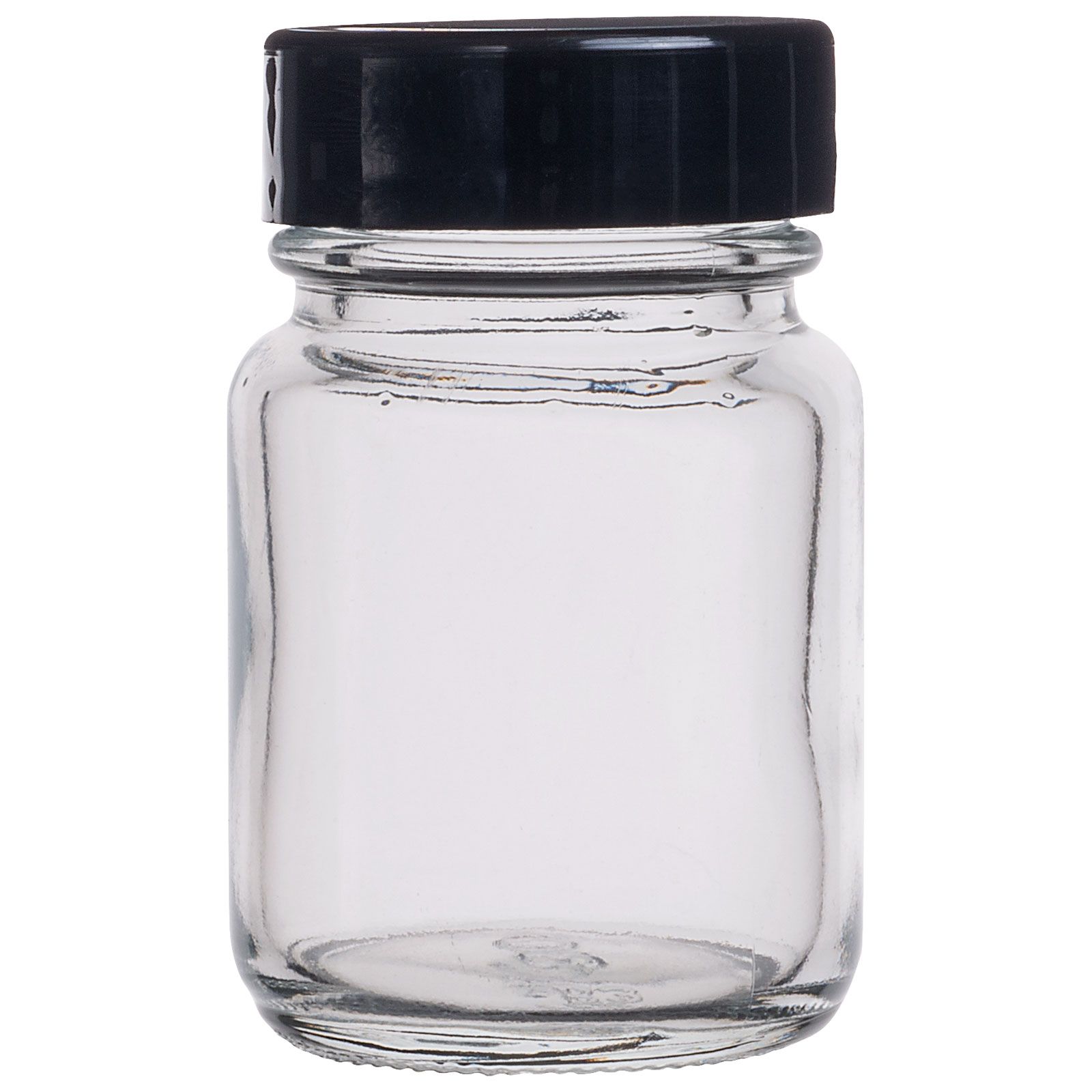 Glass Powder Jar with Lid