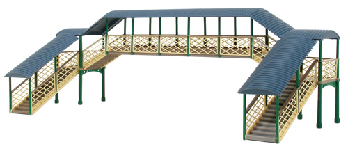 Ratio N Gauge Modular Covered Footbridge 248