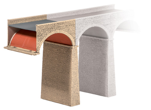 Ratio N Gauge Extra Arch & Pier 252