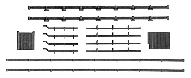 Ratio N Gauge Gutters & Drain Pipes 300