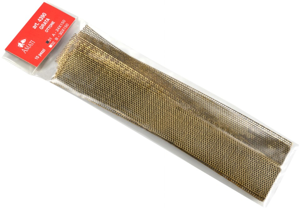 Fine Brass Mesh Square Hole 150mmx30mm - Image 2