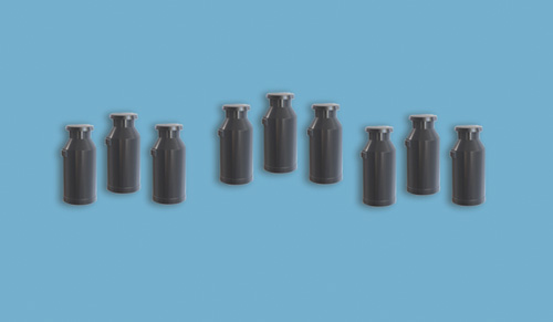 Peco Modelscene N Gauge Milk Churns 5187
