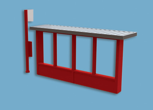 Peco Modelscene N Gauge Bus Stops & Signs 5192