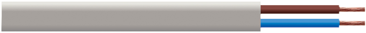 3A Mains 2 Core Oval Flex