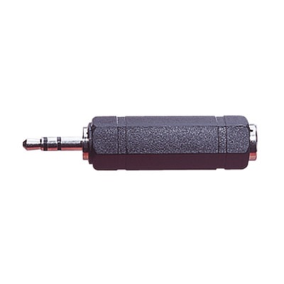 3.5 mm Stereo Plug to 6.35 mm Stereo Socket Adaptor