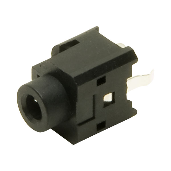 Pro 3.5mm Jack Socket Stereo Unswitched Vertical