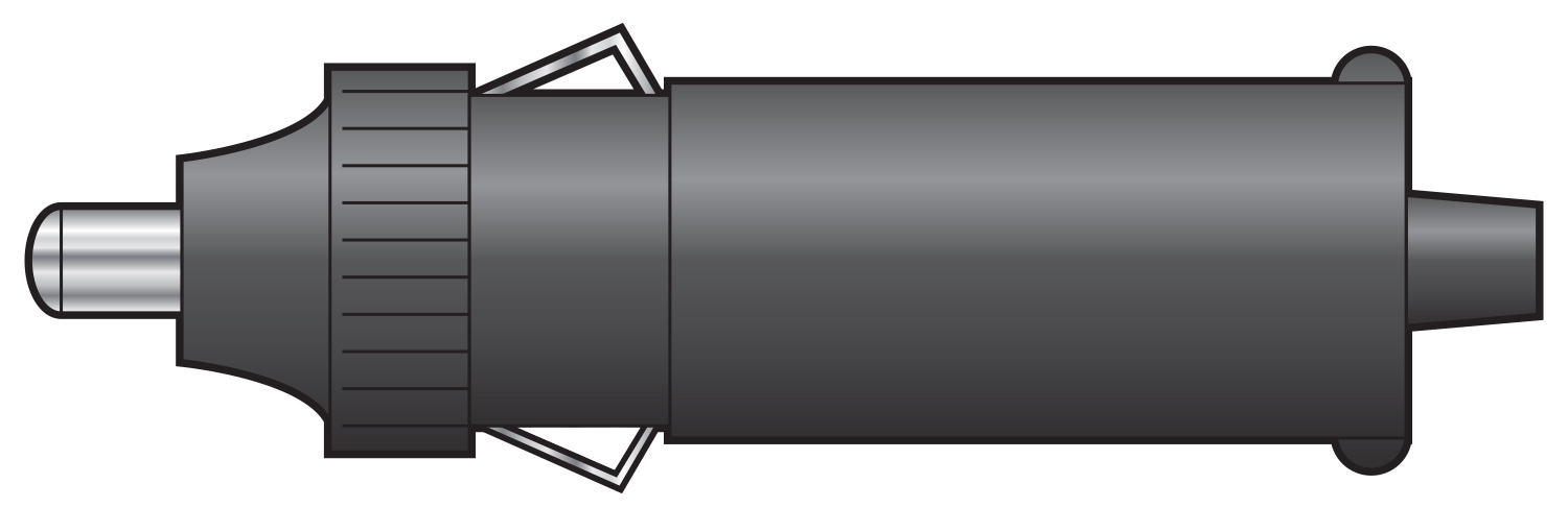 Car DC Power Plug Fused 5A