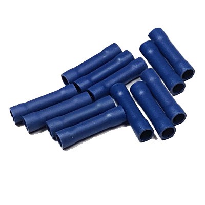 Blue Butt Splice 4mm 10 Pack