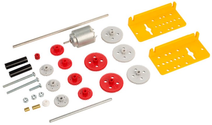 Multiratio Gearbox & Motor 1.5-4.5V