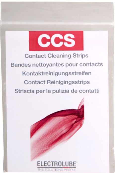 Electrolube Contact Cleaning Strips 20Pk