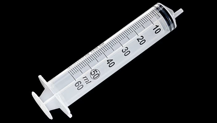 Graduated Syringe Eccentric Tip Luer Slip 50ml