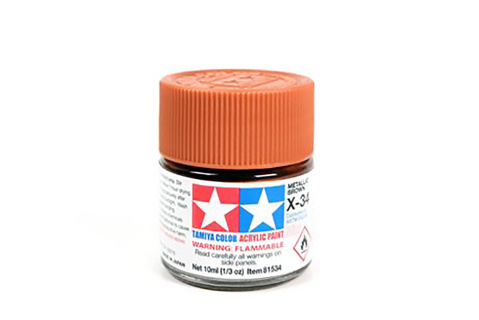 Tamiya Acrylic Mini X-34 Metal Bronze
