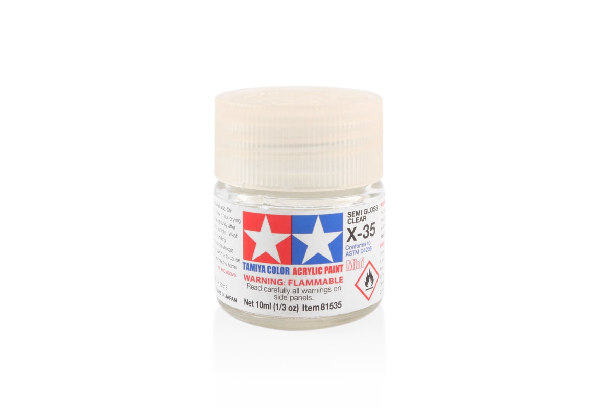 Tamiya Acrylic Mini X-35 Semi Gloss Clear