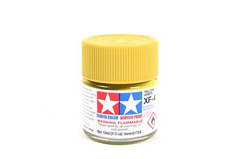 Tamiya Acrylic Mini XF-4 Yellow Green