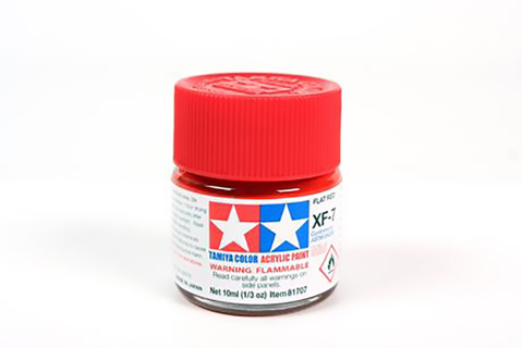 Tamiya Acrylic Mini XF-7 Flat Red