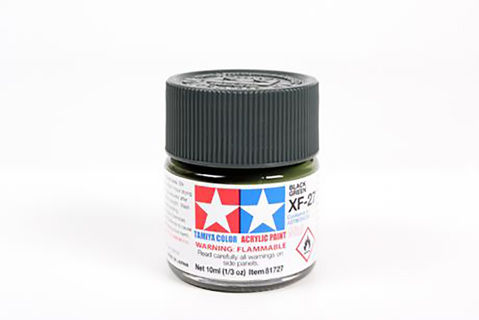 Tamiya Acrylic Mini XF-27 Black Green