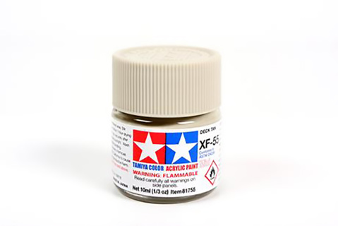 Tamiya Acrylic Mini XF-55 Deck Tan
