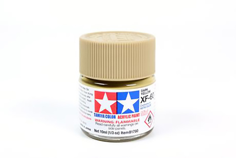 Tamiya Acrylic Mini XF-60 Dark Yellow