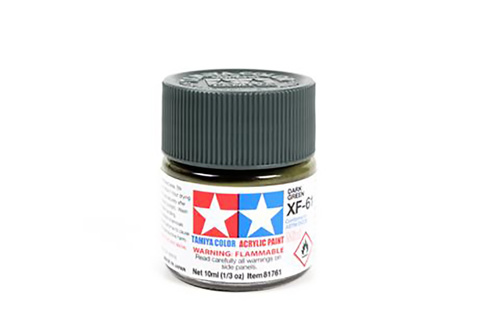 Tamiya Acrylic Mini XF-61 Dark Green