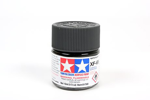Tamiya Acrylic Mini XF-69 NATO Black