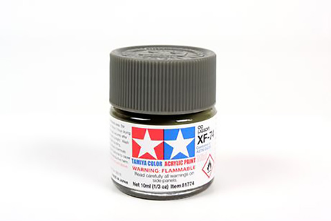 Tamiya Acrylic Mini XF-74 Olive Drab JGSDF