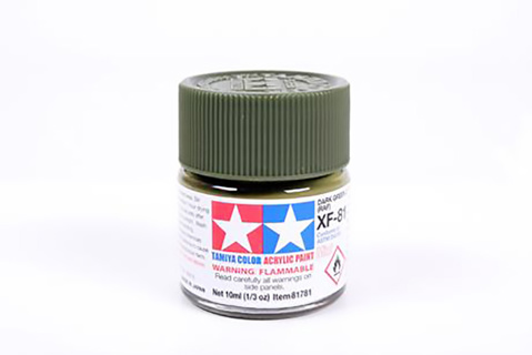Tamiya Acrylic Mini XF-81 Dark Green 2