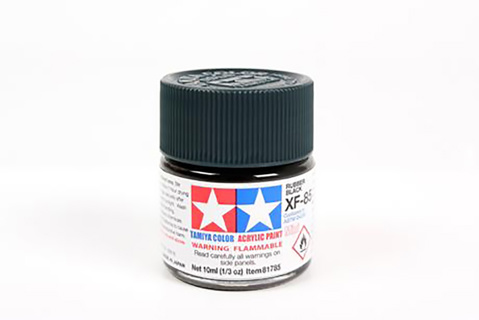 Tamiya Acrylic Mini XF-85 Rubber Black