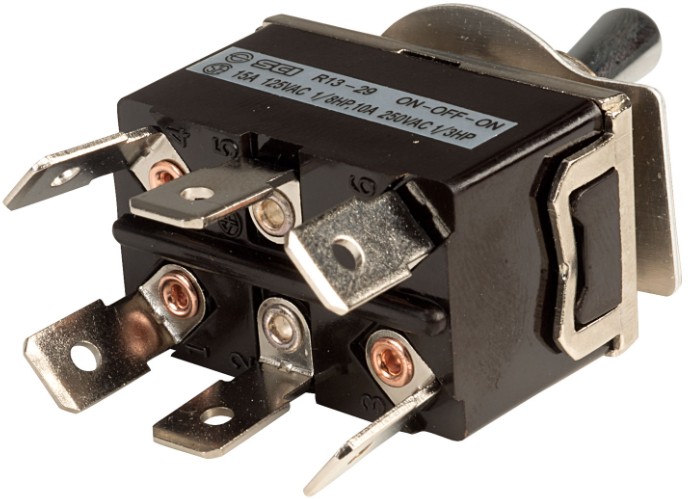 Std Toggle DPDT C/Off On-Off-On 10A - Image 2