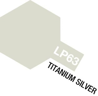 Tamiya LP Titanium Silver LP-63 - Image 2