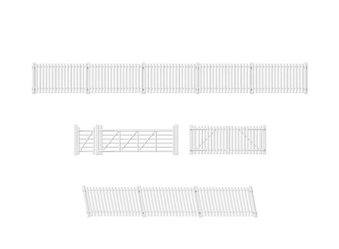 Ratio OO/HO GWR Station Fencing Including Gates and Ramps 420