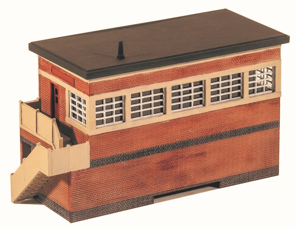 Ratio N Gauge Wartime (ARP) Flat Roof Signal Box 259